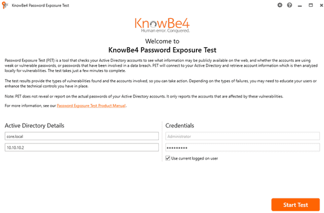 KnowBe4 PET Tool