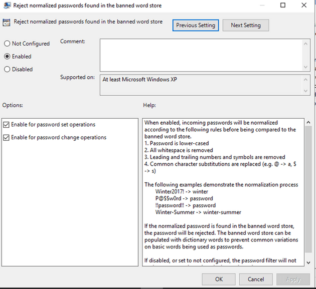 Password Protection Policies