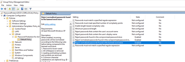 Password Protection Policies